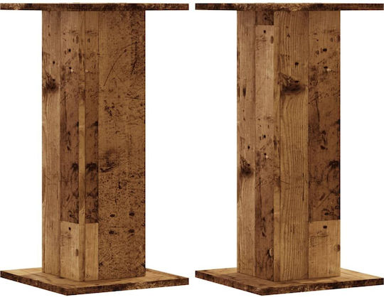 vidaXL Pflanzenständer Holz Beige 30cmx30cmx60cmcm. 2Stück