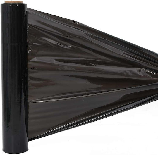 Vidaxl Stretch Film 6 Pieces Black 30 Micron 50 cm x 150 m Black
