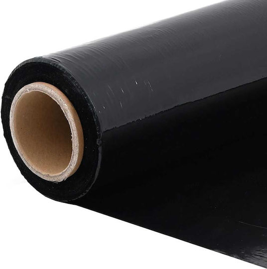 Vidaxl Stretch Film 2 Pieces Black 23 Microns 50 Cm X 300 M Black