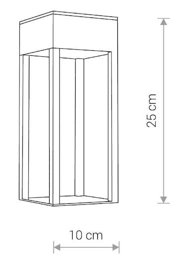 Nowodvorski Structure Πλαφονιέρα LED 13W 3000K 10x25εκ. Nowodvorski Structure Πλαφονιέρα LED 13W 3000K 10x25εκ.