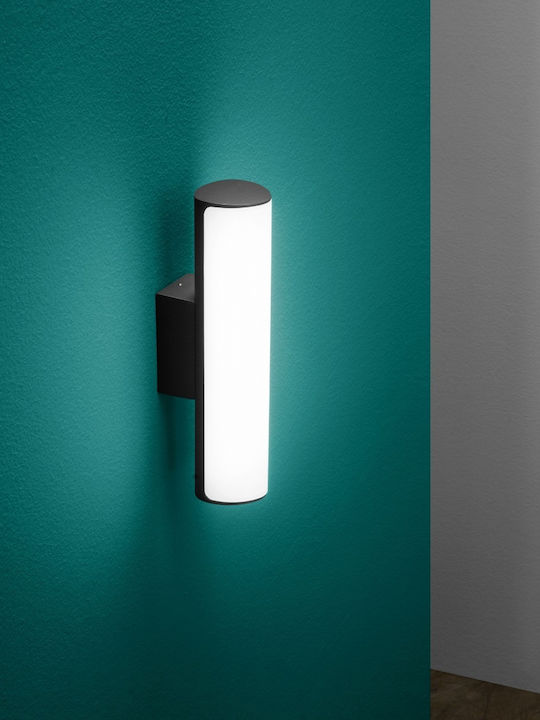 Ideal Lux Επιτοίχιο Εξωτερικό Φωτιστικό LED IP44 9.5W με Φυσικό Λευκό Φως 30x10x7εκ.