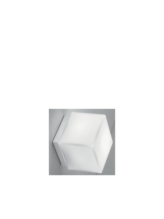 Zafferano Wall-Mounted Outdoor Ceiling Light E27 IP40 16x16x16.5εκ.