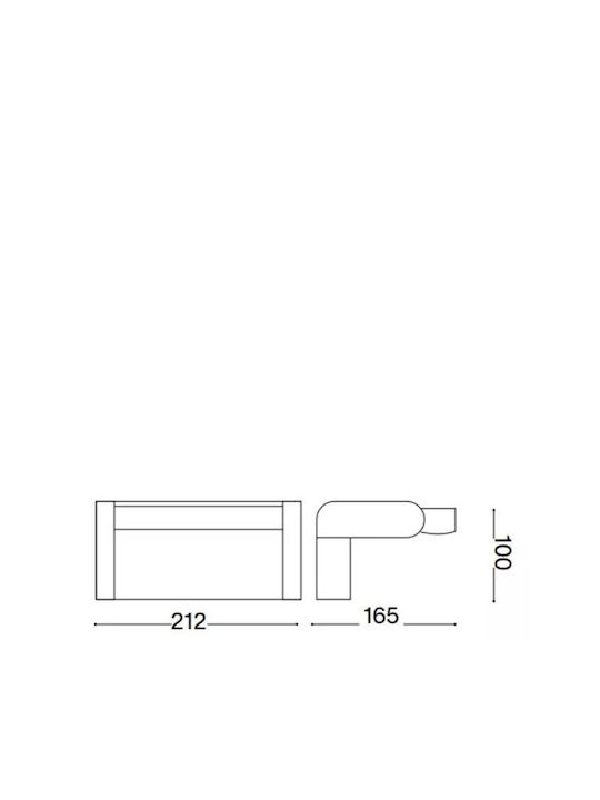 Ideal Lux Επιτοίχιο Εξωτερικό Φωτιστικό IP54 21.2x16.5x10εκ.