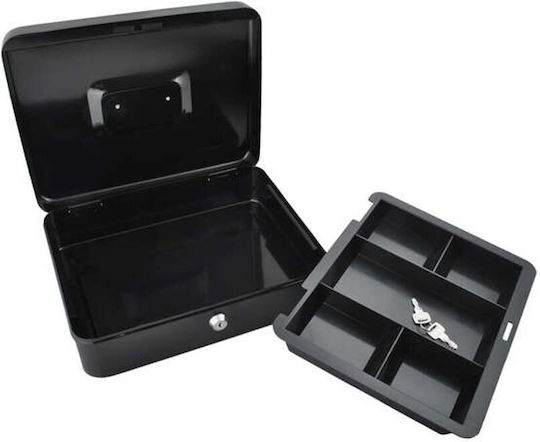 Malatec Cash Box with Lock Black 00001216