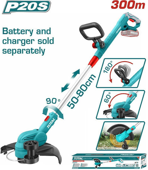 Total Brush Cutter Shoulder / Hand Battery 20V Solo 3kg