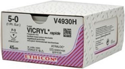 Ethicon Ράμματα Απορροφήσιμο Vicryl Rapide 4/0 19mm