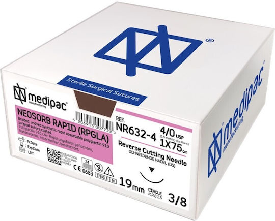 Medipac Surgical Sutures Neosorb Rapid 4/0