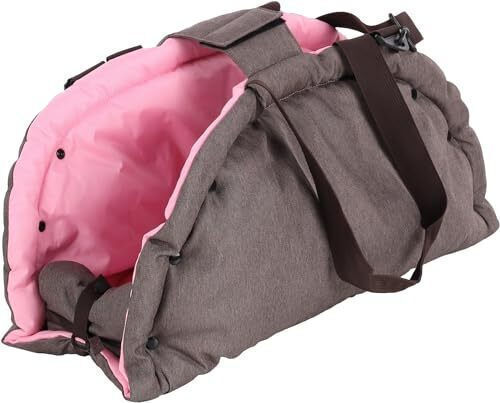 Flamingo Shoulder Bag for Dog and Cat Transport Brown M62xW28xH26cm