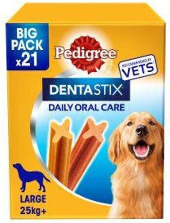 Pedigree Dentastix Dog Dental Stick for Large Breeds 810gr 21pcs