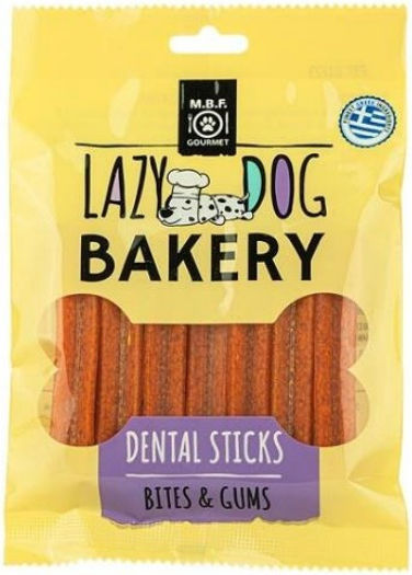 M.B.F. Lazy Dog Bakery Dental Λιχουδιά για Σκύλους κατά της Πέτρας & Πλάκας 130gr 7τμχ