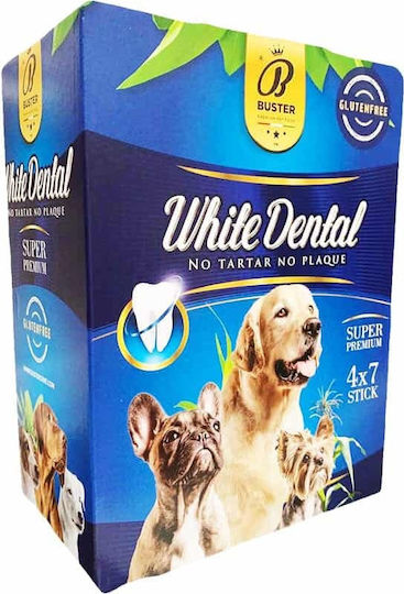 Buster Dent Premium Dental Sticks Large Μασώμενο Stick για Σκύλους κατά της Πέτρας & Πλάκας 270gr 7τμχ