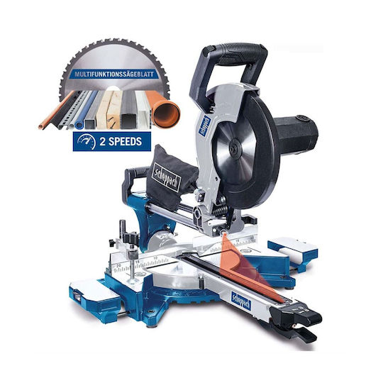 Scheppach HM254 Φαλτσοπρίονο Ρεύματος 2000W Διαμέτρου 255mm