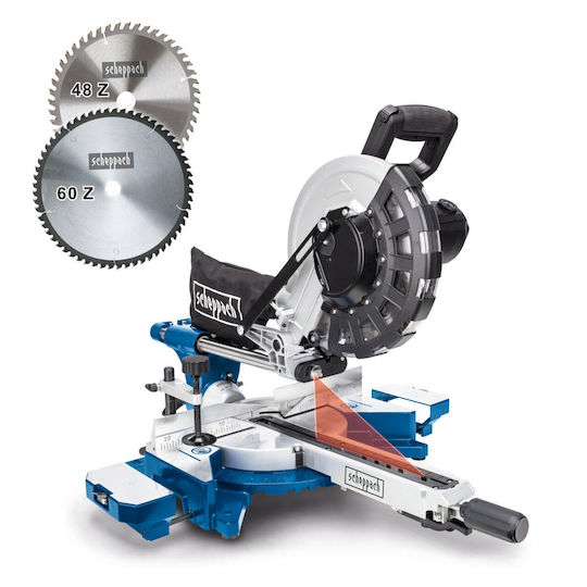 Scheppach HM254 Φαλτσοπρίονο Ρεύματος 2000W Διαμέτρου 255mm