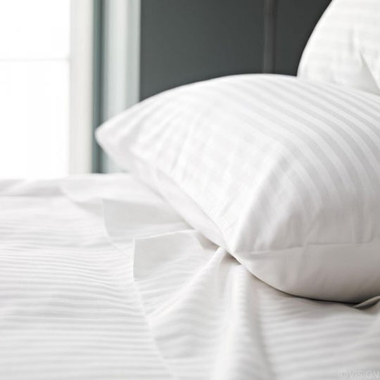 Lino Home Capri Hotel Sheet White King Size 280x280cm 100% Cotton 1pcs