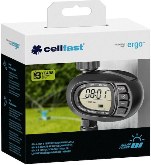Cellfast Προγραμματιστής Ποτίσματος Μπαταρίας 1 Εξόδου