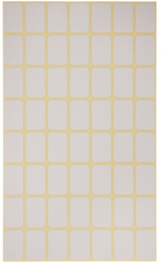 Stef Labels 1 Buc Etichete Adezive Mici Nr Rectangulare În Culoare Albă 12x19mm