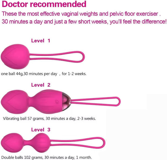 Regina Kegel Vaginal Balls Silicone Three Sizes