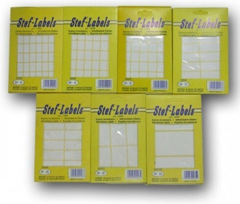 Stef Labels 1 Piece Rectangular Self-Adhesive Labels in White Colour 100x50mm