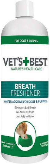 Vet's Best Bay Leaf Mint Dog Mouth Wash against Bad Breath for Small Breeds 500ml