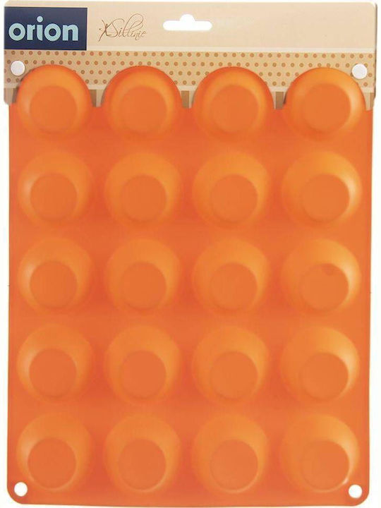 Orion Formă de Patiserie din Silicon 20 Locuri 29x23.5x2buc 20buc