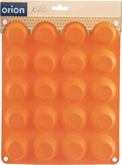 Orion Formă de Patiserie din Silicon 20 Locuri 29x23.5x2buc 20buc