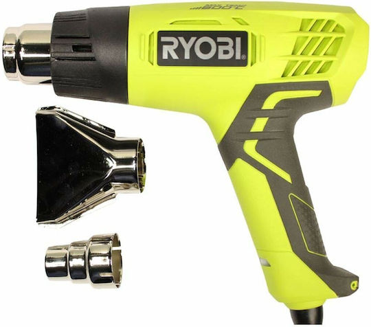 Ryobi EHG 2000 Πιστόλι Θερμού Αέρα 2000W με Ρύθμιση Θερμοκρασίας εως και 600°C