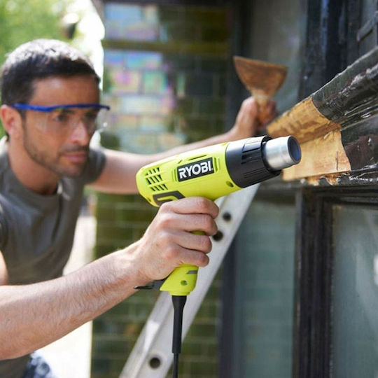 Ryobi EHG 2000 Πιστόλι Θερμού Αέρα 2000W με Ρύθμιση Θερμοκρασίας εως και 600°C