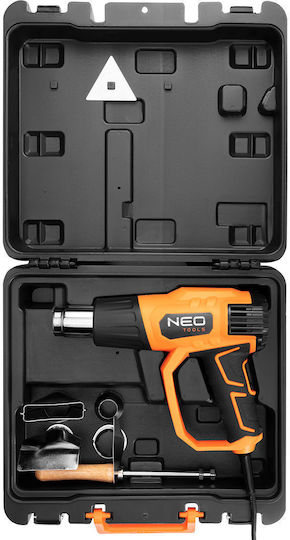 NEO 4-710 Πιστόλι Θερμού Αέρα 2000W με Ρύθμιση Θερμοκρασίας εως και 600°C