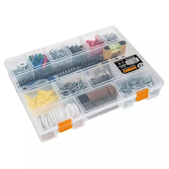 Mano Classic Tool Compartment Organiser Transparent 32.4x14.7x5.1cm