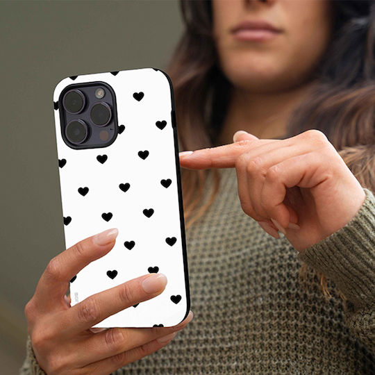 Калъф Sonique Heart Series за Realme 12 5g Realme 12x Бял