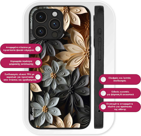 Θήκη Sonique 3d Flower Series Motorola Moto G32 Γκρι