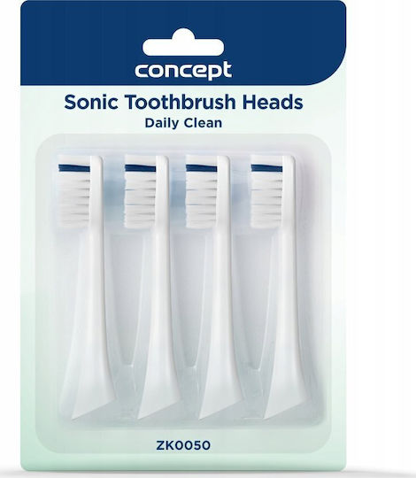 Concept Perfect Smile Daily Clean ZK0050 Ersatzköpfe für 4 Stück