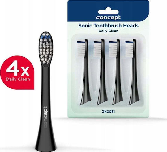 Concept Perfect Smile Daily Clean ZK0051 Ersatzköpfe für 4 Stück