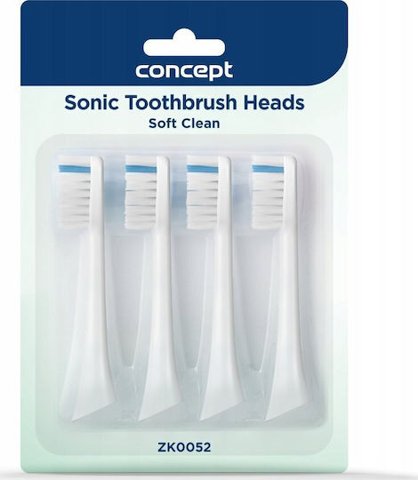 Concept Perfect Smile Soft Clean ZK0052 Ersatzköpfe für 4 Stück