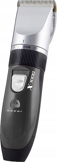 Beper Rechargeable Silver Hair Clipper 40.300