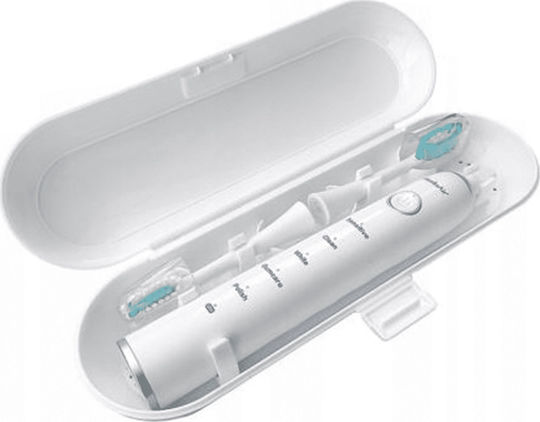 HanksAir Ir-800 Electric Toothbrush with Timer and Travel Case White