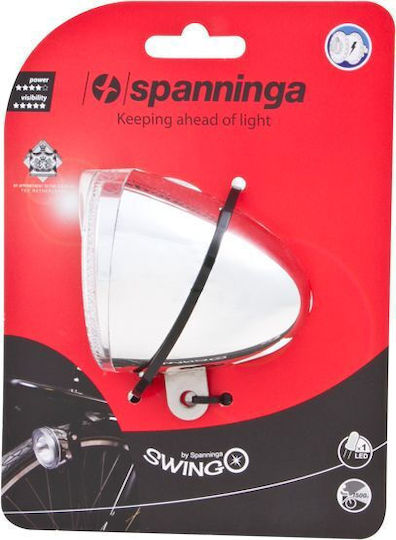 Spanninga 305198-UNIW Επαναφορτιζόμενο Εμπρόσθιο Φως Ποδηλάτου Για Δυναμό