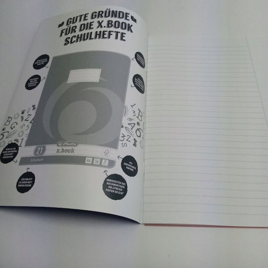 Herlitz Carnet Cu dungi Albastru