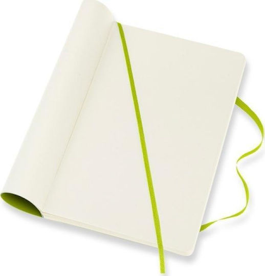 Moleskine 13x21 Caiet Jurnal Bullet 120 Foi cu Copertă Dură Cauciuc și Suport pentru Pixuri Verde