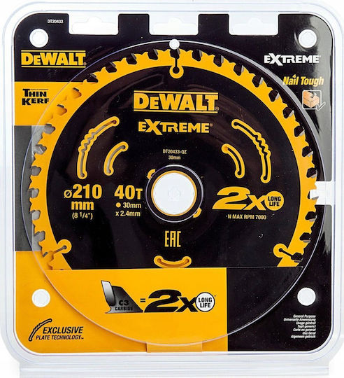 Dewalt Δίσκος Κοπής Ξύλου