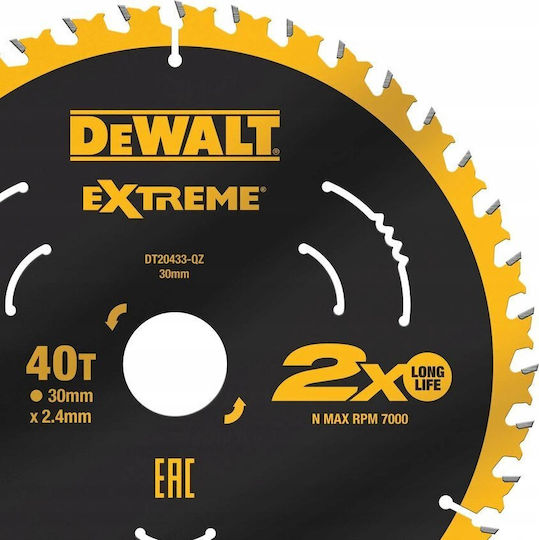 Dewalt Δίσκος Κοπής Ξύλου