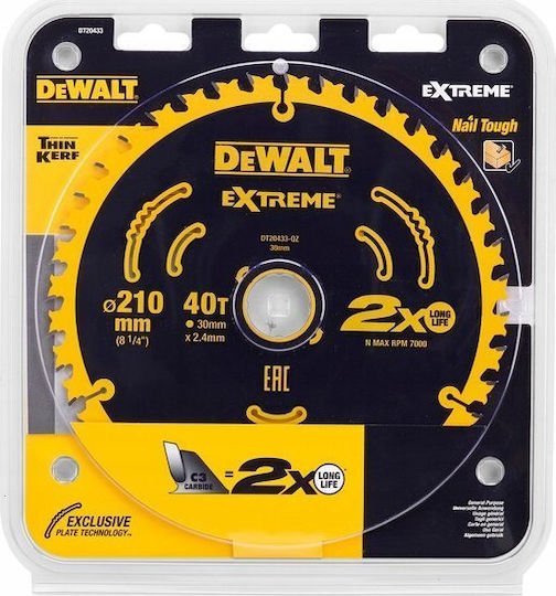 Dewalt Δίσκος Κοπής Ξύλου