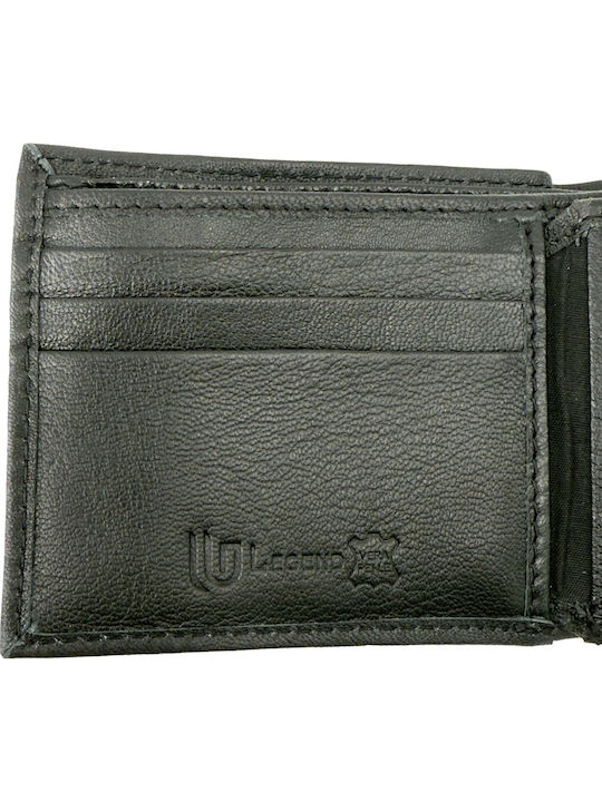 Leather Men's Wallet Classic with RFID Black