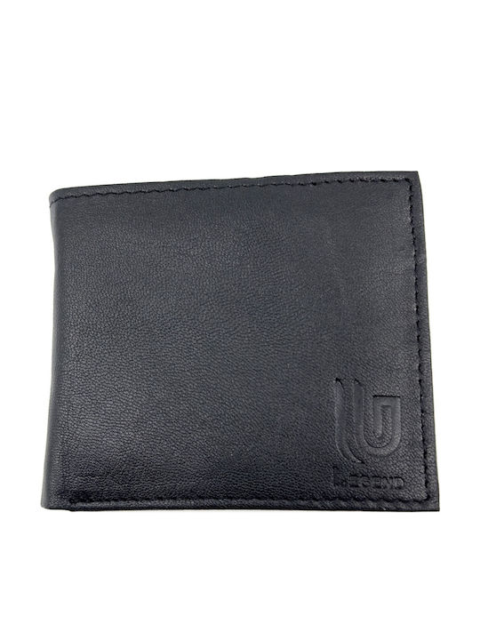 Leather Men's Wallet Classic with RFID Black