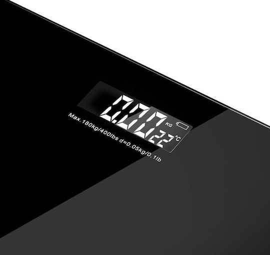LTC Ψηφιακή Ζυγαριά 180kg Μαύρη LXWG105