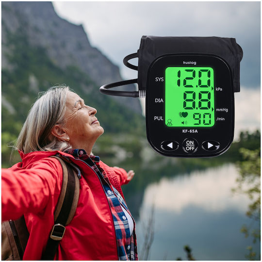 Huslog Electronical Blood Pressure Monitor Arm with Voice Function KF-65A