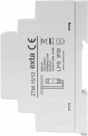 Zamel LED-Netzteil Leistung 15W mit Ausgangsspannung 12V