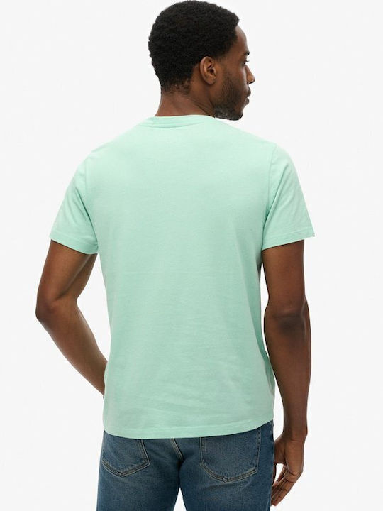 Superdry T-shirt Τυρκουάζ