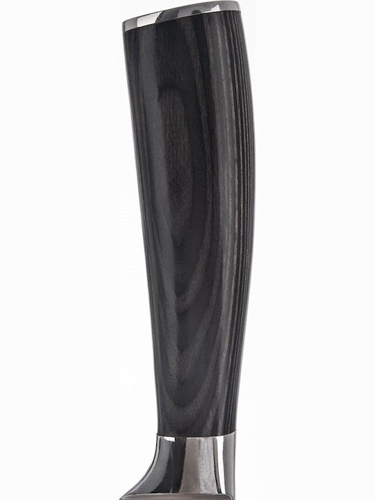 Orion Damascus Santoku Knife Made of Damascus Steel 31cm
