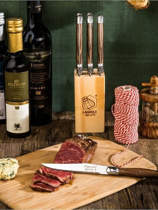 Laguiole Tradition Steak Knives Made Of Stainless Steel 6 Pieces